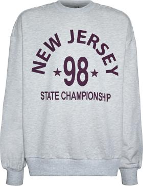 Pullover Sweatshirt grau weinrot Blue Effect2