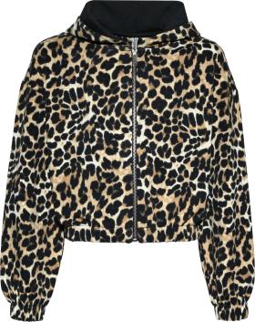 Sweatjacke Hoodiejacke Kapuze Leo Blue Effect2