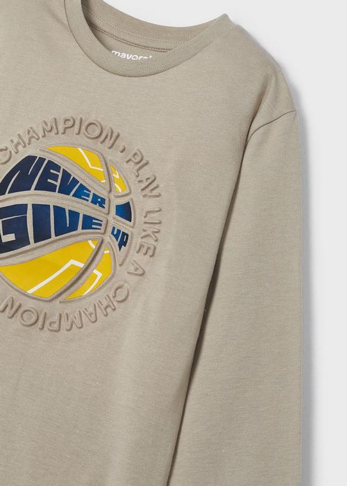 Langarmshirt Beige Baseball  Mayoral