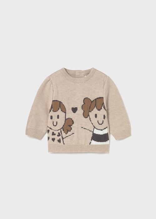 Strickpullover Baby Kleinkind beige Mädchen Mayoral2