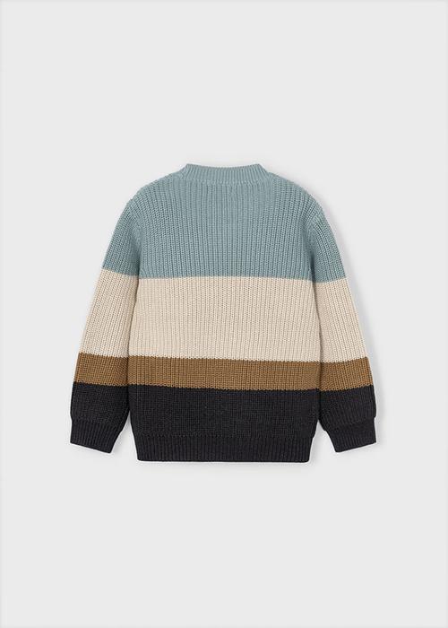 Strickpullover blau beige grau Junge Mayoral3