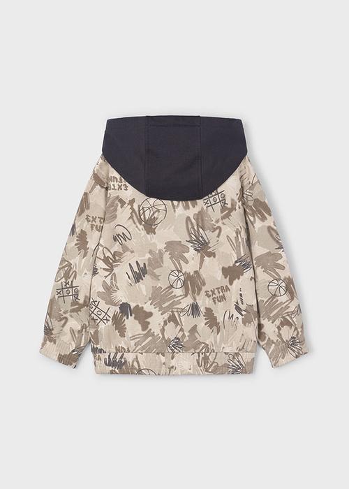 Kapuzenpullover beige gemustert Junge Mayoral