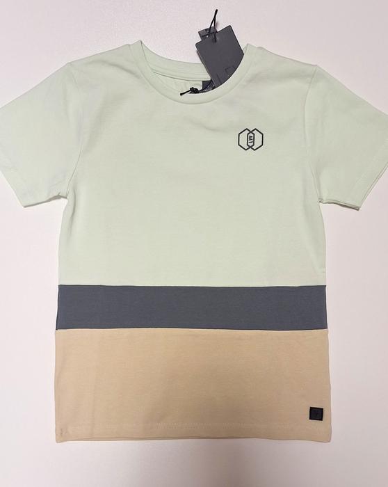 T-Shirt Junge Mintgrün Grau Beige Levv