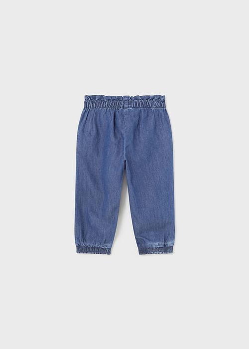 Sommerhose Stoffhose Mädchen Kleinkind Jeansblau Mayoral 80 86 92 98