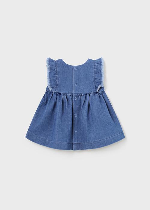 Kleid Jeanskleid Kurzarm Mädchen Kleinkind Mayoral 74 80 86