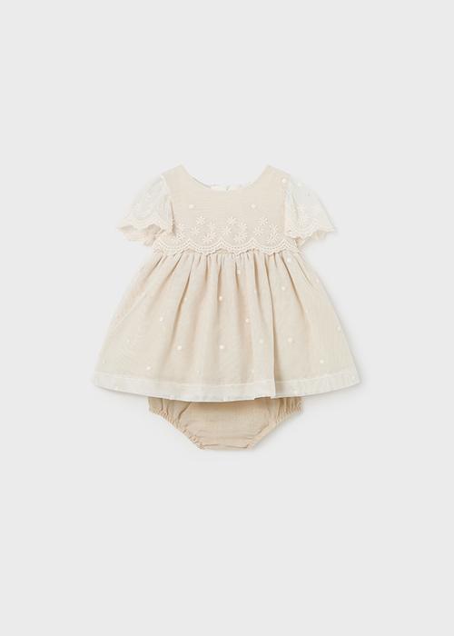 Kleid Tunika Kurzarm creme Mayoral