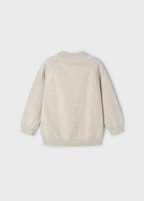Strickjacke Junge beige Reißverschluss Freizeit Festlichkeiten Mayoral 104 110 116 122 128 134