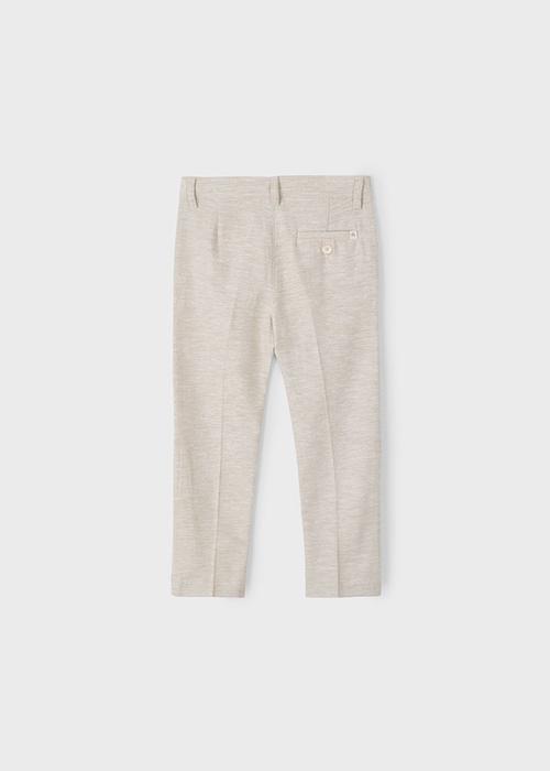 Hose Sommer Leinen Stoffhose beige Festlich Schulanfang Junge Mayoral 110 116 122