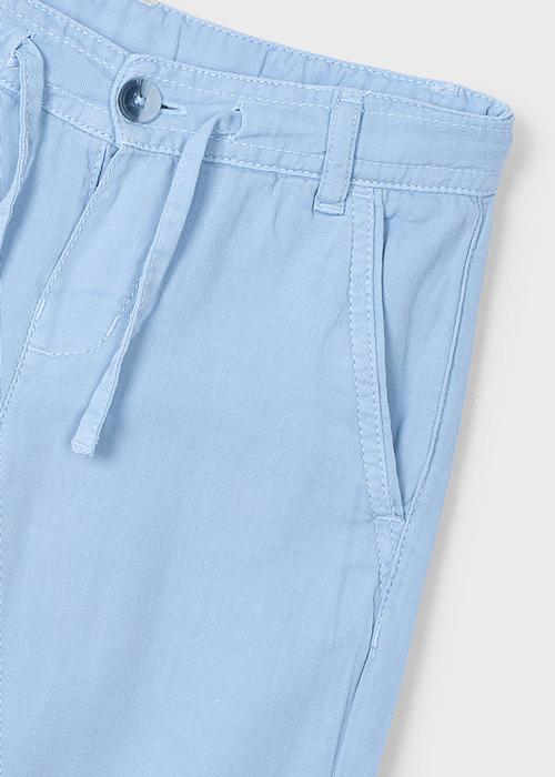 Hose Sommer Leinen Stoffhose hellblau Festlich Schulanfang Junge Mayoral 110 116 122