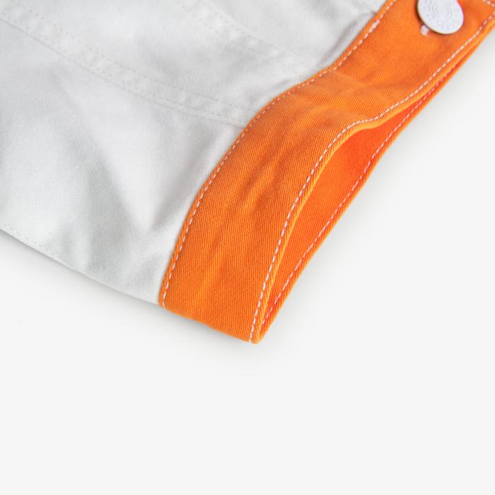 Jeansjacke Sommer Mädchen weiß neon gemustert Boboli 116 122 128 140