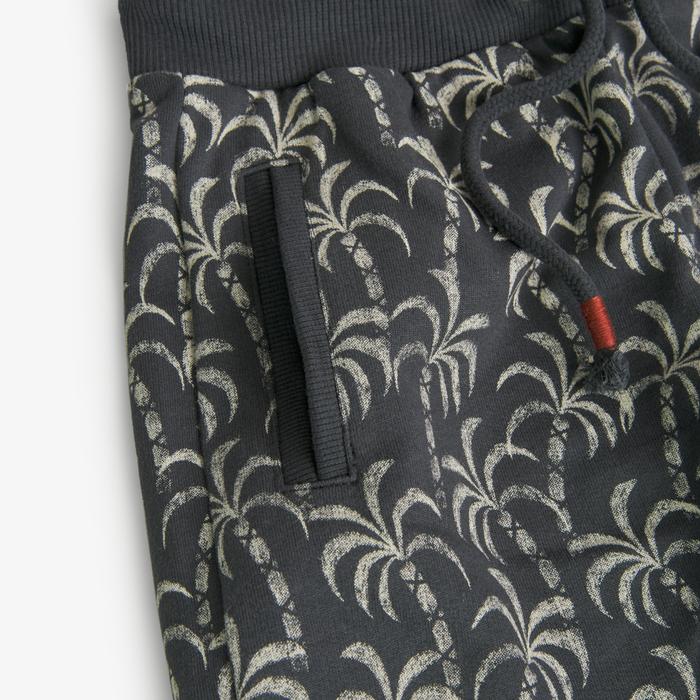 Bermuda Shorts Hose kurz Junge grau mit Palmenmotiv Boboli