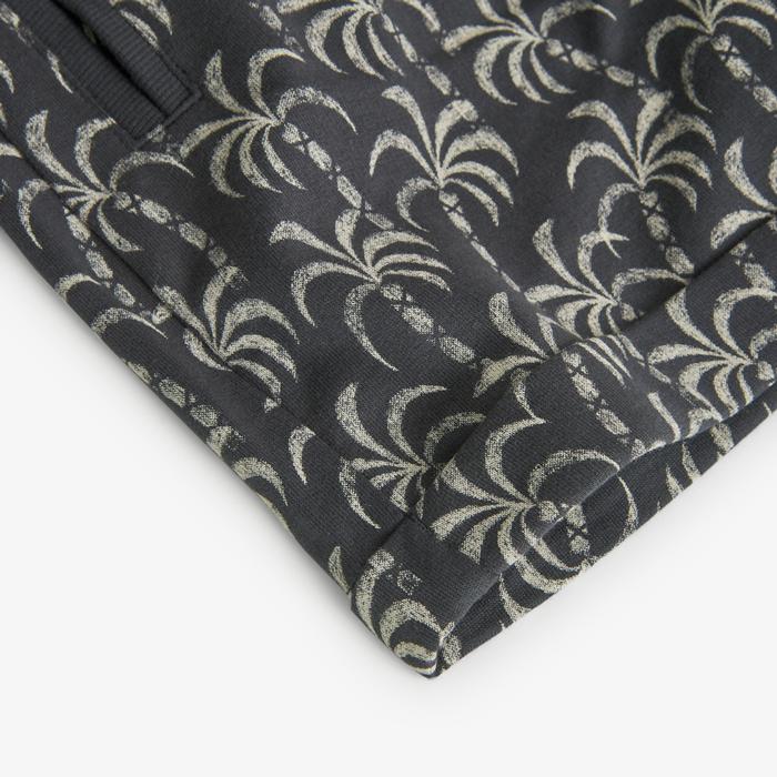 Bermuda Shorts Hose kurz Junge grau mit Palmenmotiv Boboli