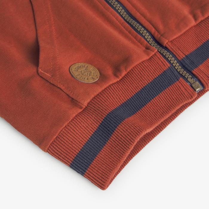 Sweatjacke Kapuze Jungen Rostrot Boboli