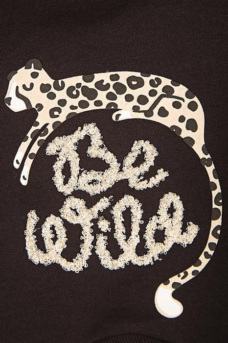 Pullover Sweatshirt schwarz beige Leo Eisend2