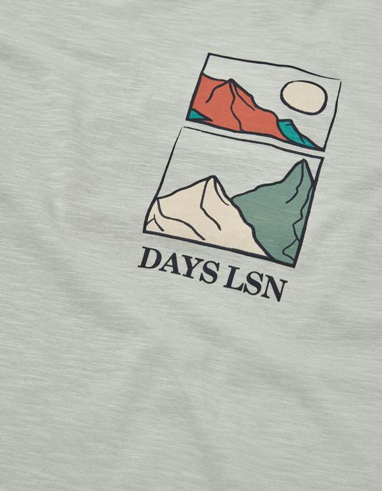T-Shirt Sommer kurzarm Junge grün Berge Losan 128 140 152 164 176