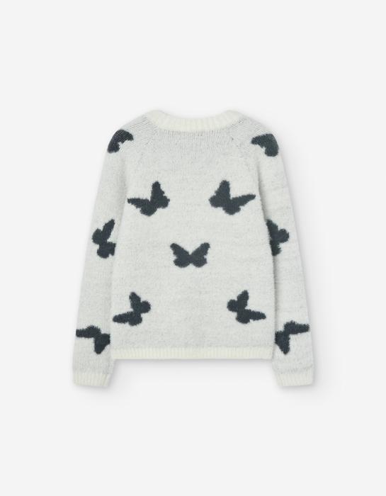 Pullover Flauschpullover Schmetterling Losan2