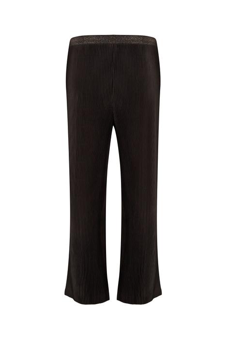 Hose Plissee schwarz Eisend2