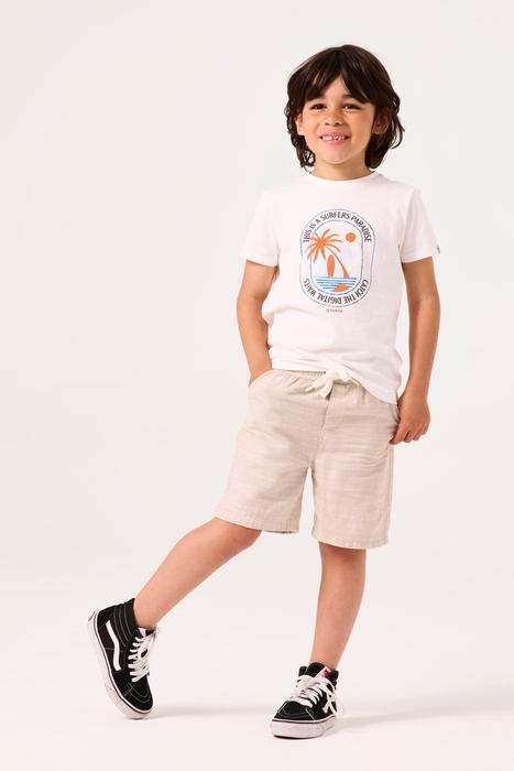 Bermuda Leinenhose Beige Junge Garcia
