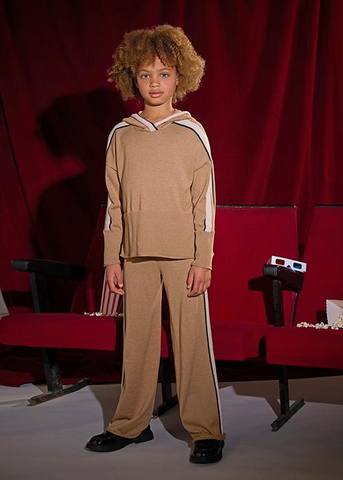 2-Teiler Strickanzug beige schwarz Mayoral4