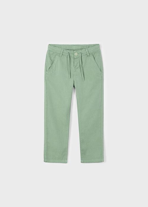 Hose Sommer Leinen Stoffhose grün Festlich Schulanfang Junge Mayoral 110 116 122 128