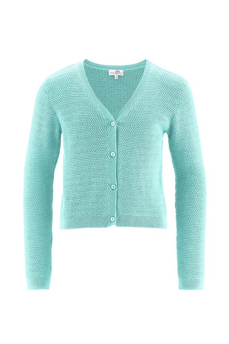 Strickjacke Bolero Strick türkis Eisend 116 122 128