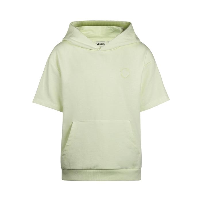Sommer Junge, Sweatshirt Pullover kurzarm, Kapuze hellgrün No Way Monday 128 140 152 164