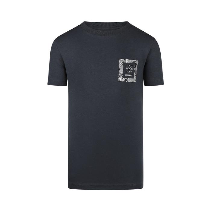 T-Shirt kurzarm Junge anthrazit Rückenprint No Way Monday 128 140 152 164