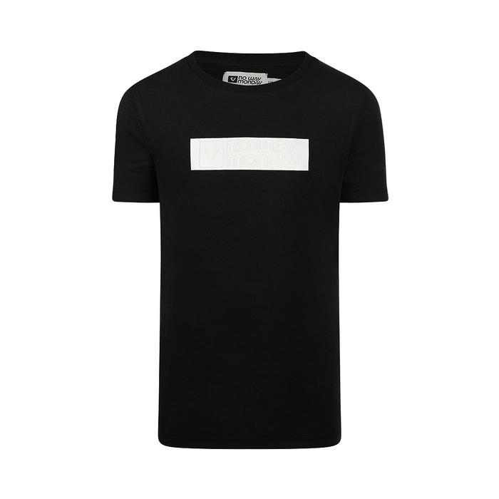 T-Shirt kurzarm Junge schwarz No Way Monday 128 140 152 164