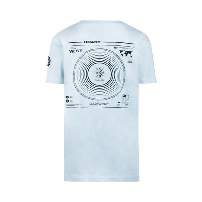 T-Shirt kurzarm Junge hellblau mit Brusttasche No Way Monday 128 140 152 164