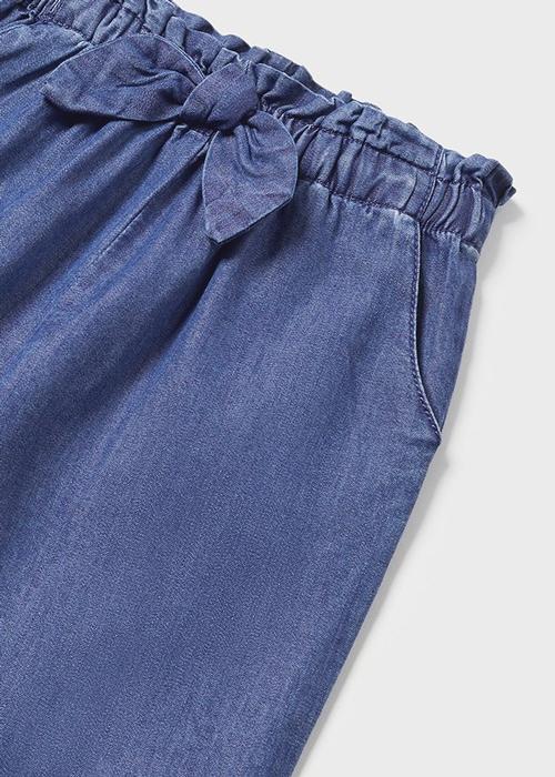 Sommerhose Stoffhose Mädchen Kleinkind Jeansblau Mayoral 80 86 92 98