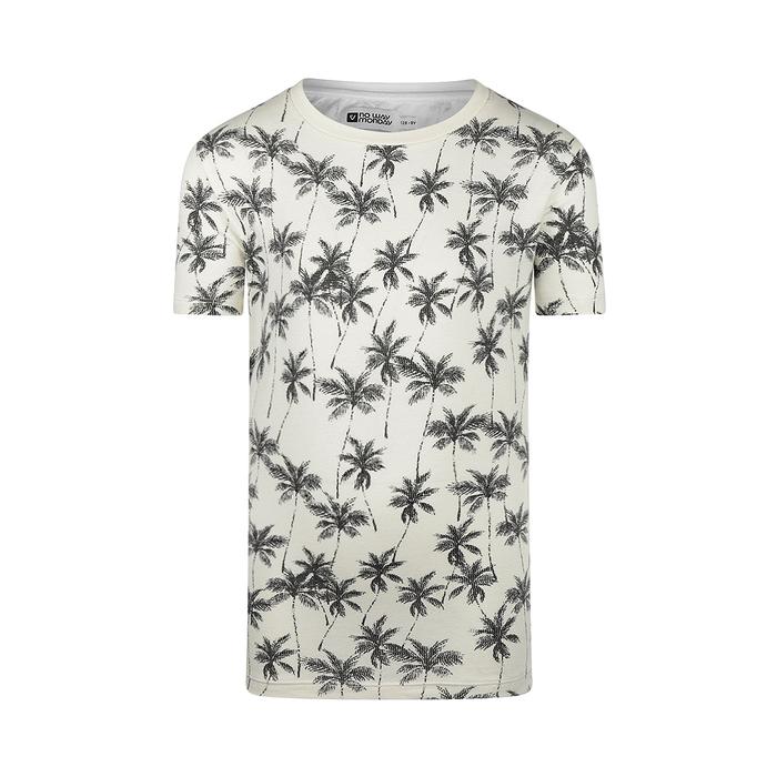 T-Shirt kurzarm weiß schwarz gemustert Palmen Junge No Way Monday 140 152 164