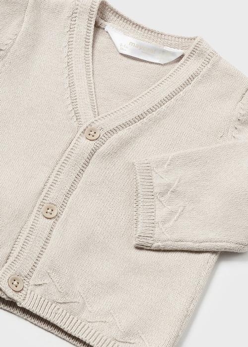 Strickjacke beige Baby Unisex Kleinkind Freizeit Festlichkeiten Mayoral 56 62 68 80 86