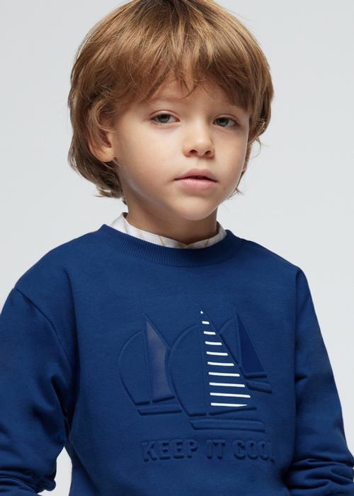 Pullover Junge Schiff Blau Mayoral