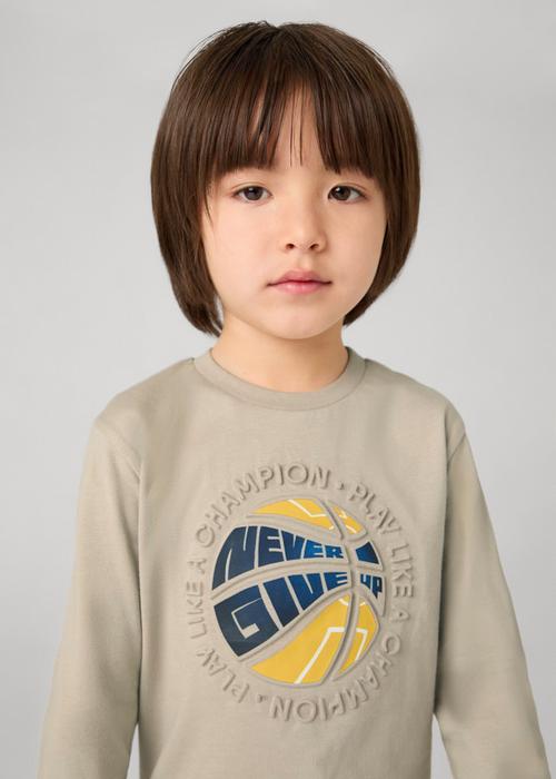 Langarmshirt Beige Baseball  Mayoral