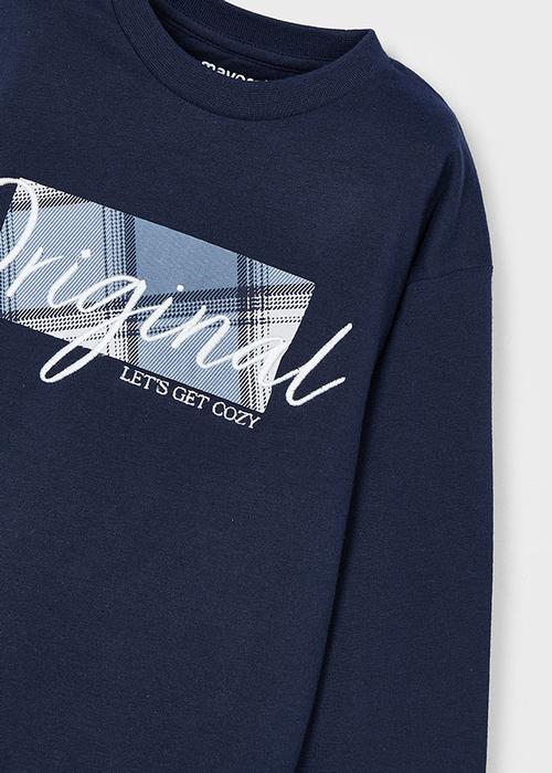 Shirt Langarm Junge Marine Original Mayoral