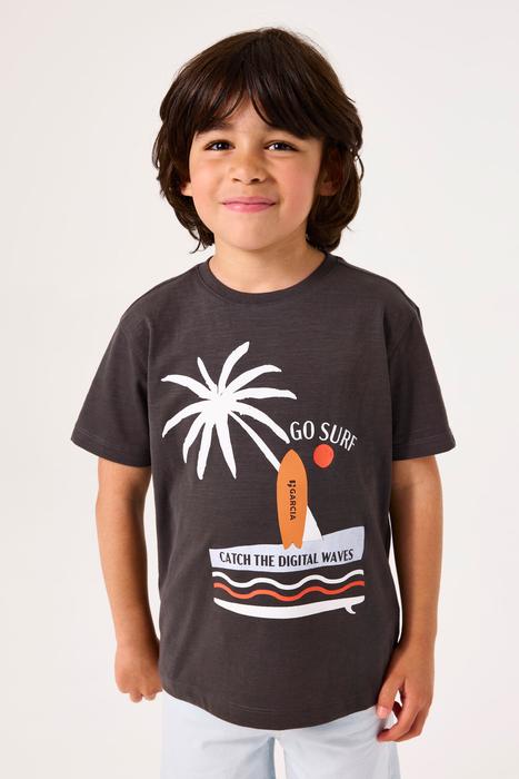 T-Shirt Anthrazit Surf Junge Garcia