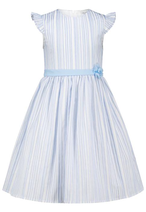 Kleid Schulanfang Weiß Blau gestreift Salt&Peper