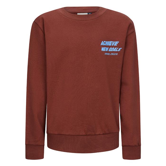Hoodie Pullover braun bordeaux Retour