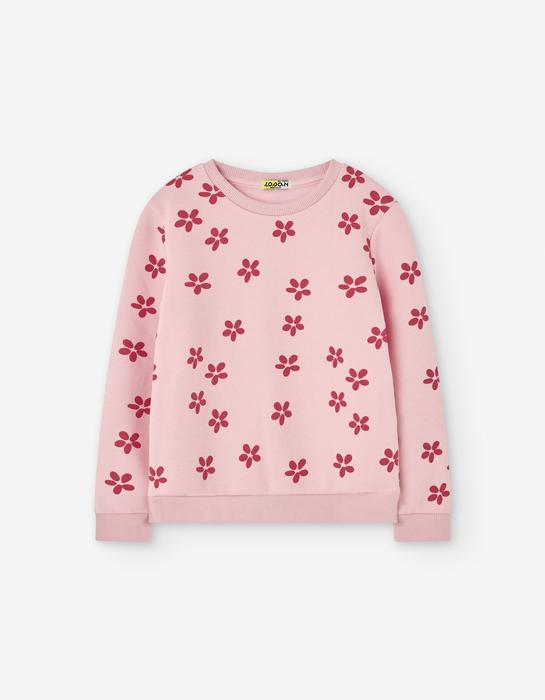 Pullover Sweatshirt rosa braun Losan