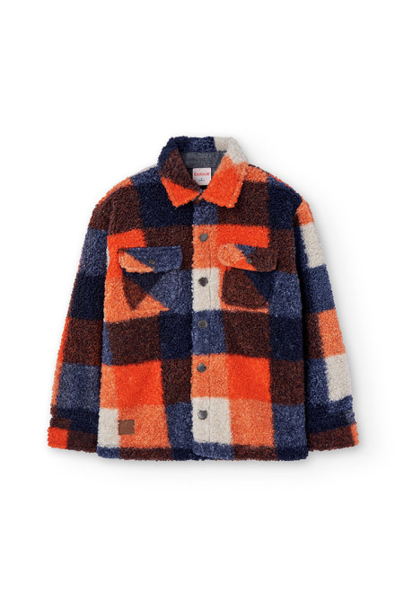 Jackenhemd Frotteeoptik kariert Boboli