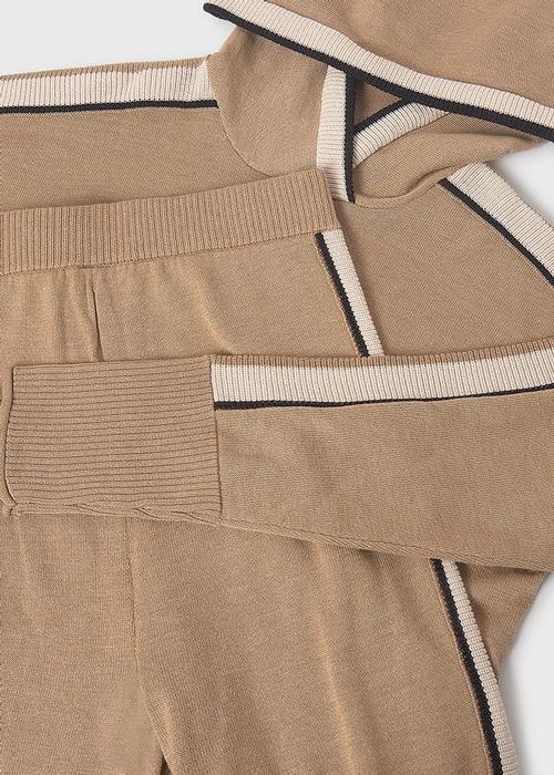 2-Teiler Strickanzug beige schwarz Mayoral