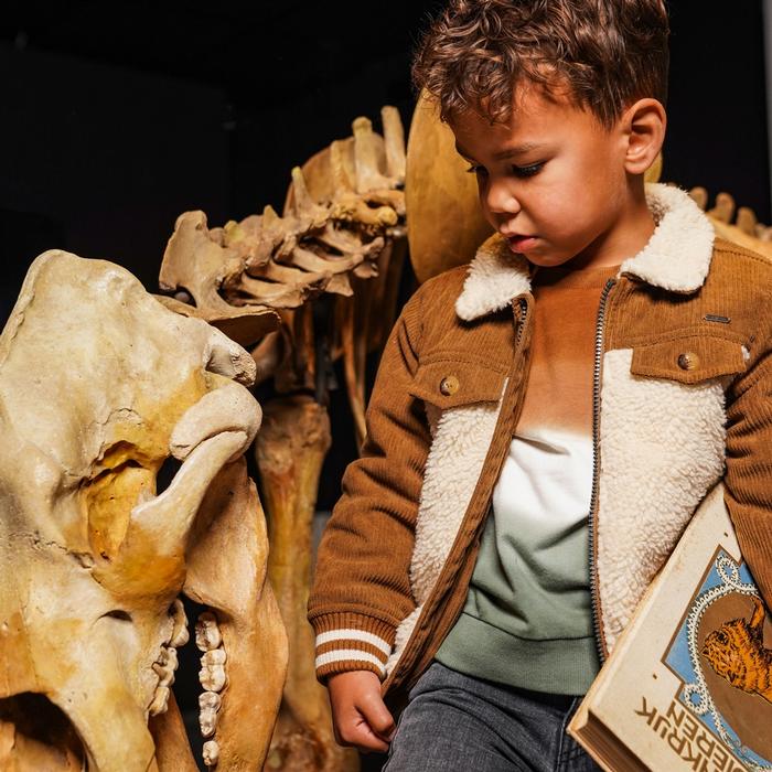 Felljacke Cordjacke beige braun Koko Noko