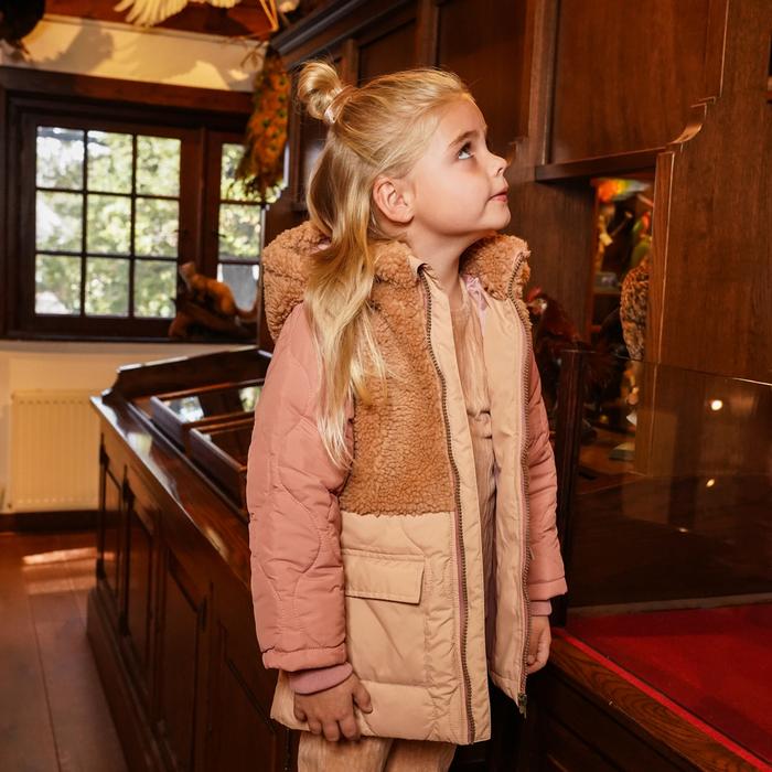 Steppmantel Plüschjacke rosé Koko Noko