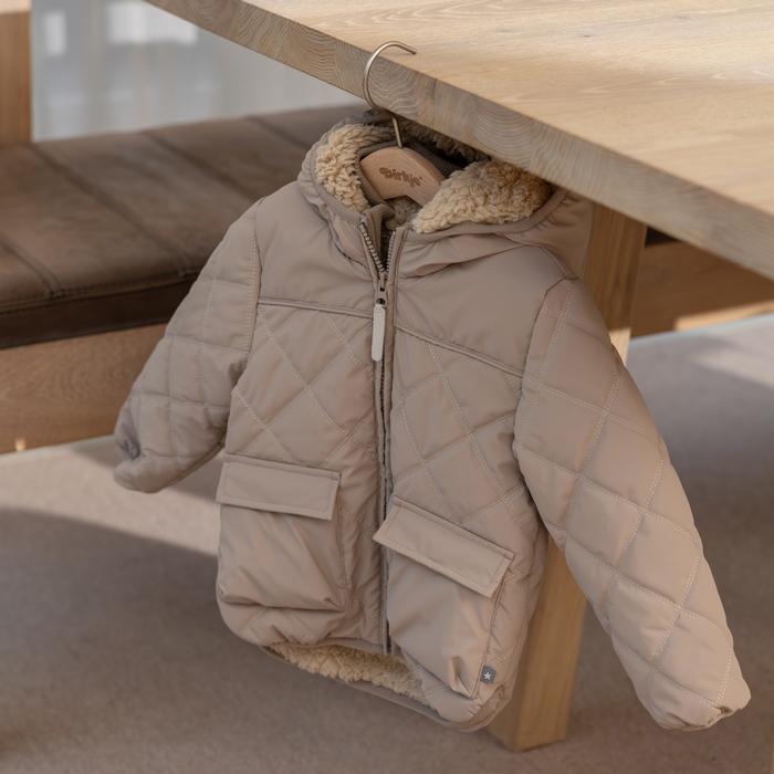 Anorak Steppjacke Neutral beige Dirkje