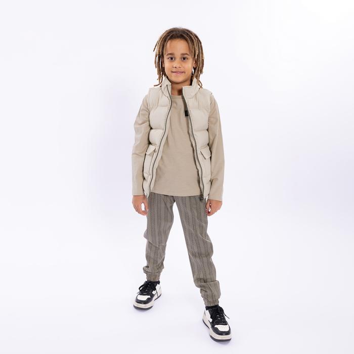 Steppweste beige Jungen No Way Monday3
