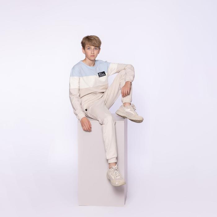 Pullover Hoodie Junge Sommer beige Rückenprint No Way Monday 140 152 164