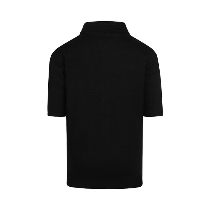 Hemd kurzarm schwarz Strickoptik Junge 128 140 152 164