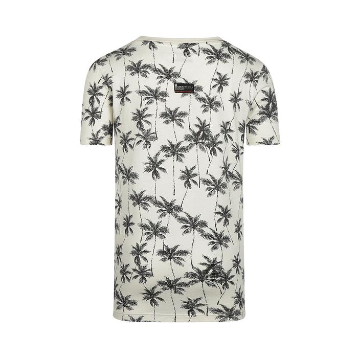T-Shirt kurzarm weiß schwarz gemustert Palmen Junge No Way Monday 140 152 164