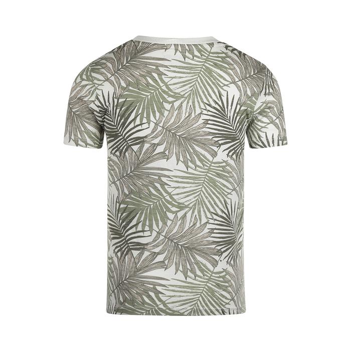 T-Shirt kurzarm Junge creme grün gemustert Koko Noko 92 98 104 110 116 122