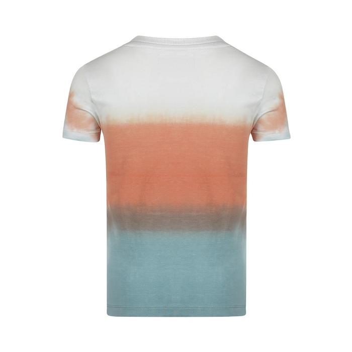 T-Shirt kurzarm Junge lachs hellblau gebatikt Koko Noko 104 110 116 122 128